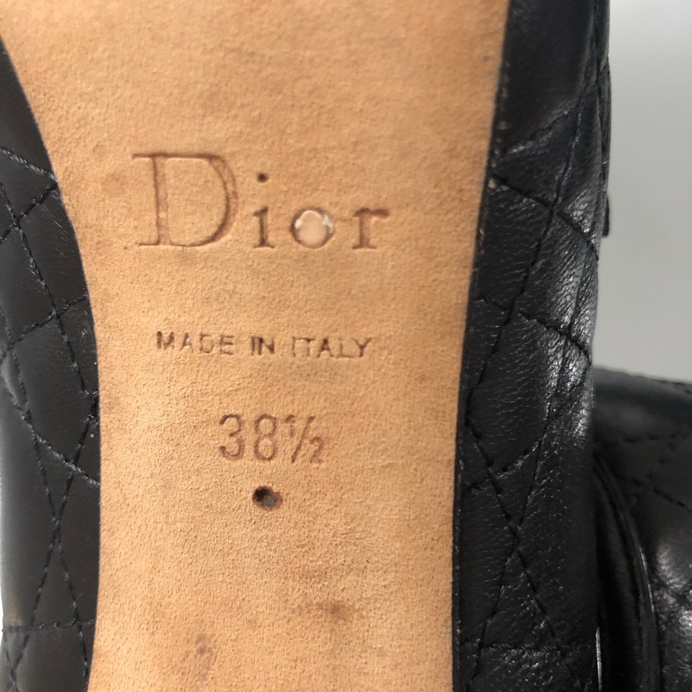 Christian Dior Cannage Black Pumps - Picture 9 of 9